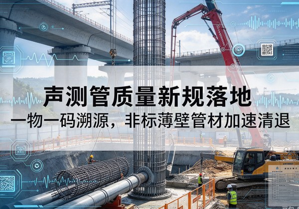 振安声测管质量新规落地，一物一码溯源，非标薄壁管材加速清退
