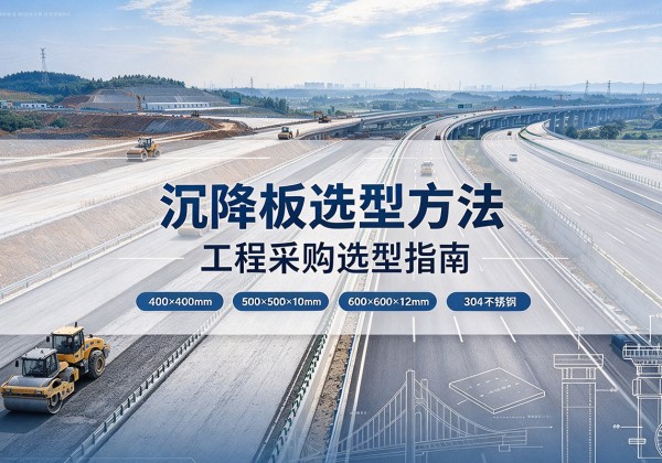 振安沉降板选择方法